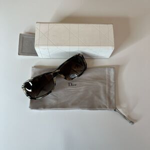 Christian Dior Cottage 1 Sunglasses With Case And Cloth